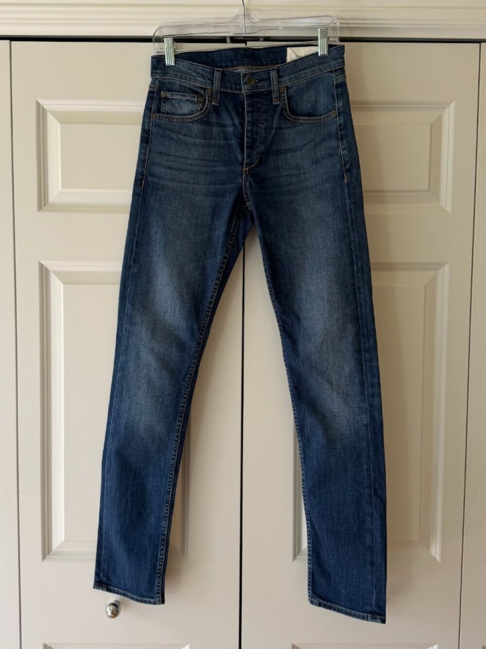 Rag & Bone Fit 2 Slim Jeans – Mid Indigo Wash – Size 28